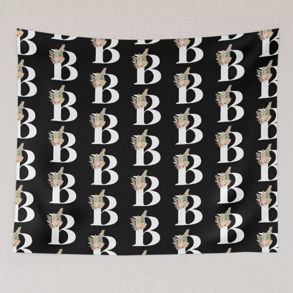 Item preview, letter b floral designed and sold by LU NA.