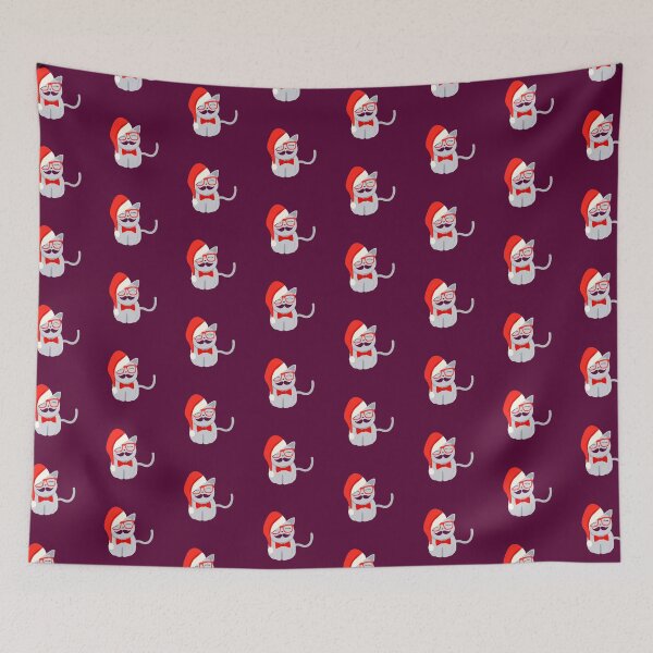 Item preview, Hipster Santa Cat designed and sold by Hedgie Designs.