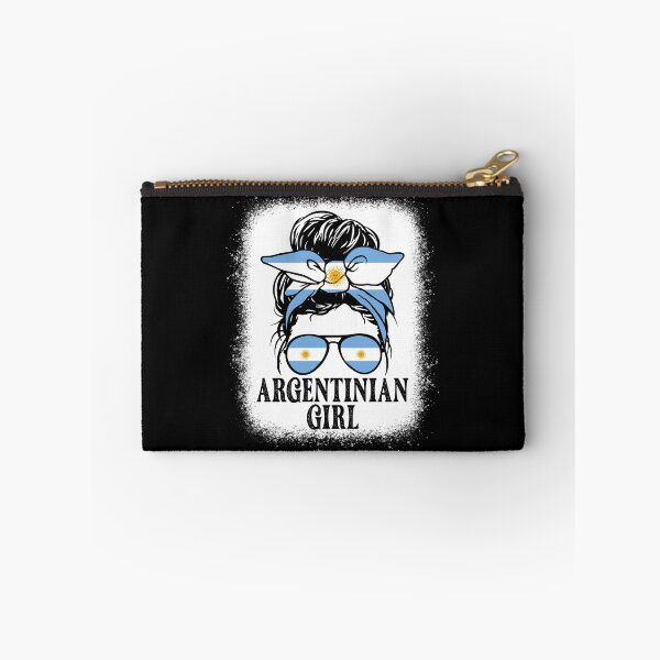 Item preview, Argentinian Girl Messy Bun From Argentina Funny Great Present Tees designed and sold by biigshow.