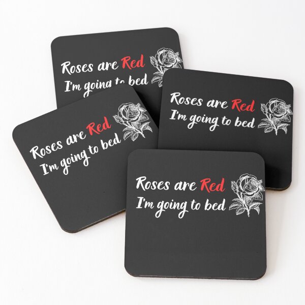 Item preview, Roses are red im going to bed  designed and sold by ProjectOfColor.