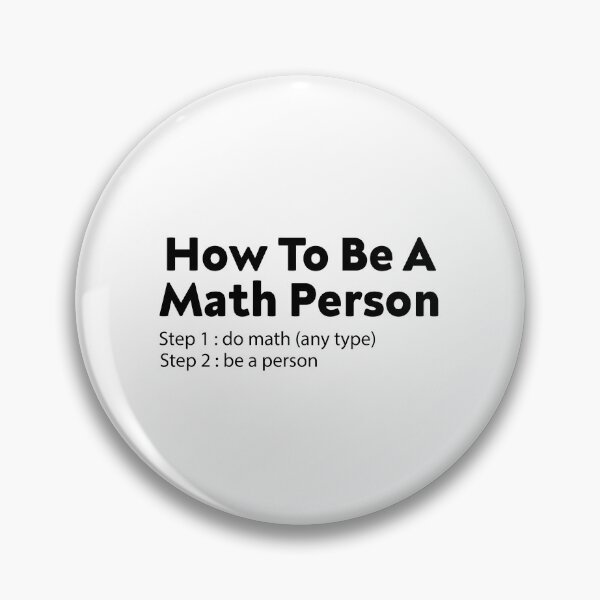 Item preview, How To Be A Math Person designed and sold by TheBestArt2022.