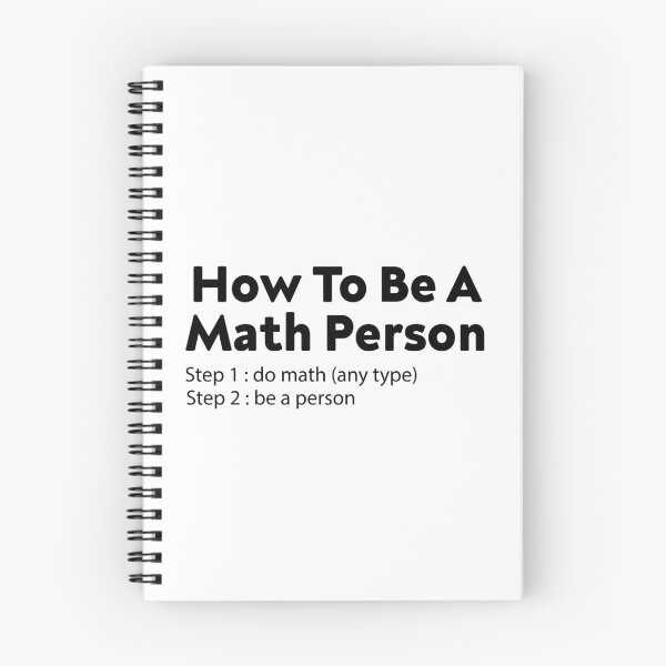 Item preview, How To Be A Math Person designed and sold by TheBestArt2022.