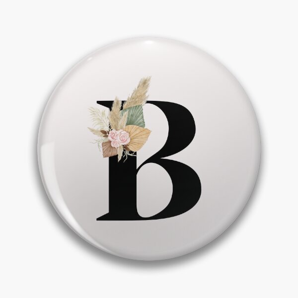 Item preview, letter b floral designed and sold by LU NA.