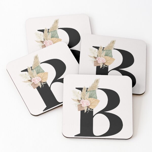 Item preview, letter b floral designed and sold by LU NA.
