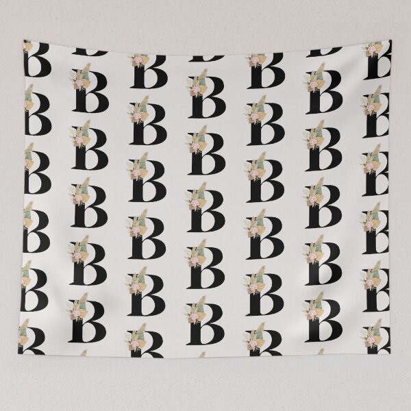 Item preview, letter b floral designed and sold by LU NA.
