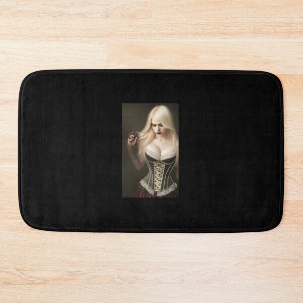 Item preview, Sexy Blonde Vampire corset Dress Seductress Artwork  Classic T-Shirt designed and sold by JimHardman.