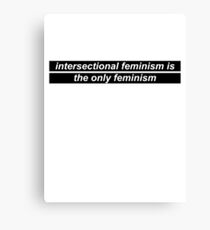 Intersectional Feminism Canvas Print