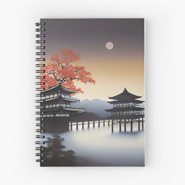 Item preview,  japanese temple at night designed and sold by YCChuang.