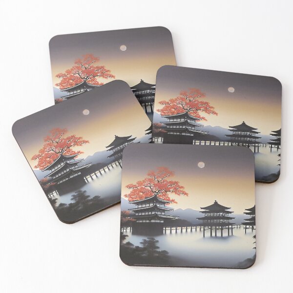 Item preview,  japanese temple at night designed and sold by YCChuang.