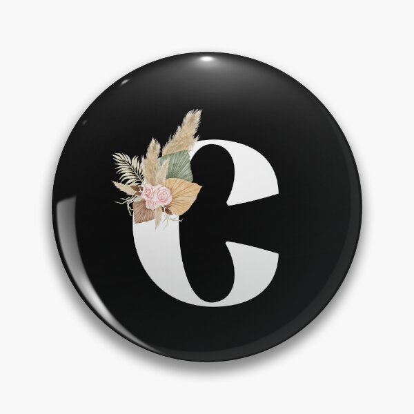 Item preview, letter c floral designed and sold by LU NA.