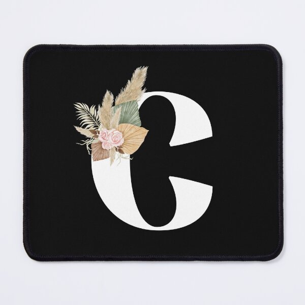 Item preview, letter c floral designed and sold by LU NA.