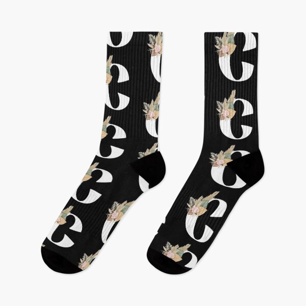 Item preview, letter c floral designed and sold by LU NA.
