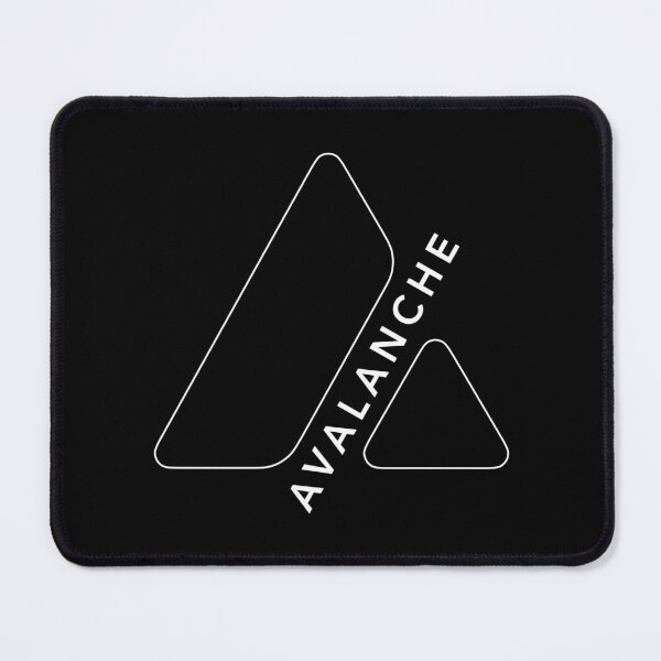 Item preview, Avalanche AVAX Crypto Altcoin - Clean White Outlined Logo Design designed and sold by CryptoMoods.