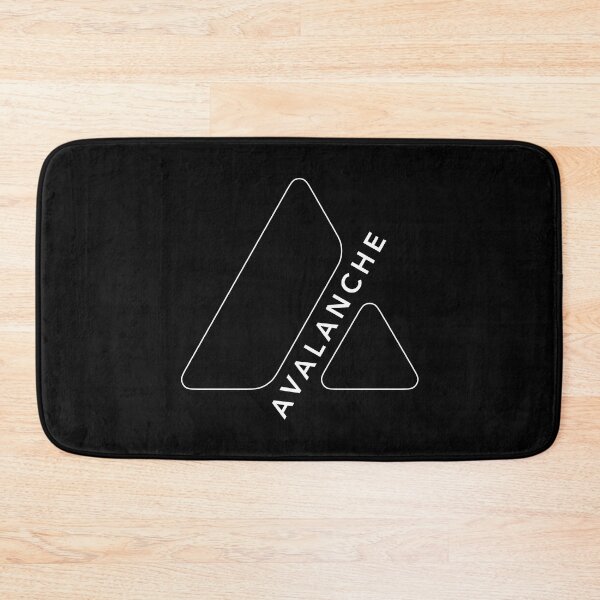 Item preview, Avalanche AVAX Crypto Altcoin - Clean White Outlined Logo Design designed and sold by CryptoMoods.