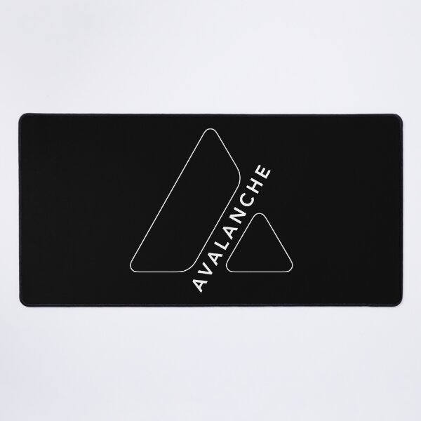 Item preview, Avalanche AVAX Crypto Altcoin - Clean White Outlined Logo Design designed and sold by CryptoMoods.