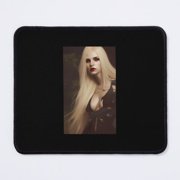 Item preview, Vampire Blonde Lady Seductress Art Beautiful Artwork Classic T-Shirt designed and sold by TraccSmith.