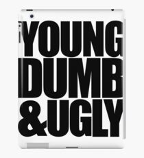 Weird Al - Young Dumb & Ugly (in Black) iPad Case/Skin