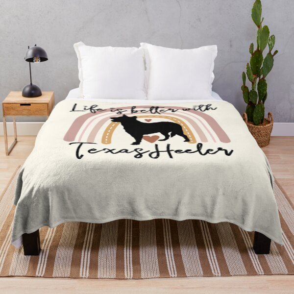 Item preview, Texas Heeler Dog Rainbow Aesthetic Boho designed and sold by rafaeltto.