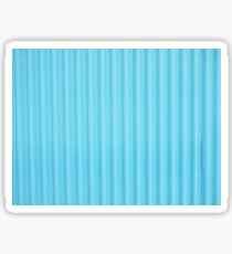 Blue Corrugated Iron Sticker