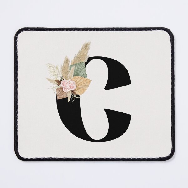 Item preview, letter c floral designed and sold by LU NA.