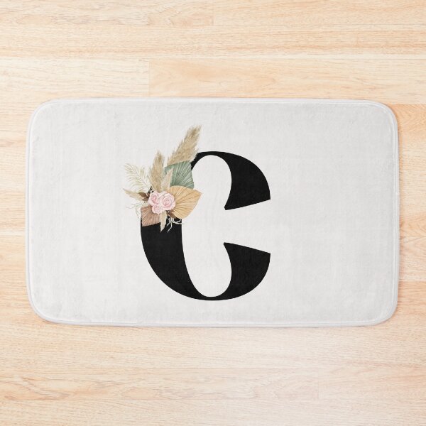 Item preview, letter c floral designed and sold by LU NA.