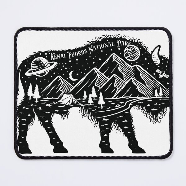 Item preview, Kenai Fjords National Park Starry Sky Bison designed and sold by JordanHolmes.