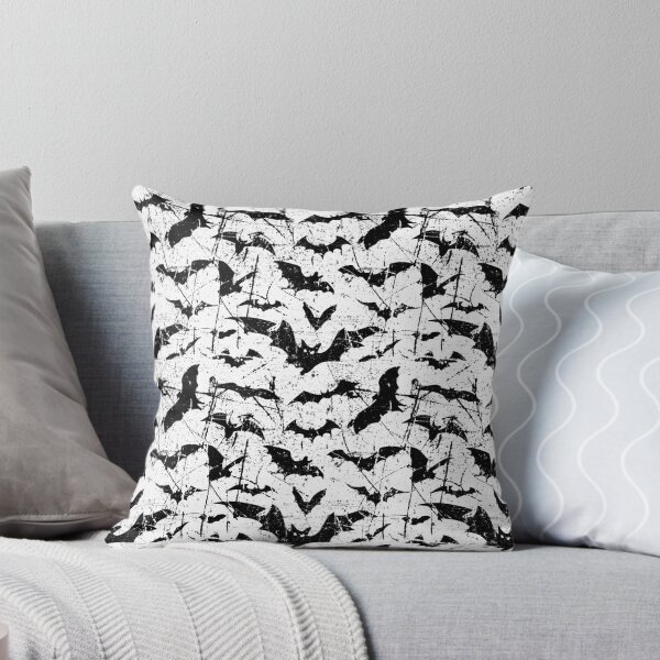 Item preview, BLACK BATS WHITE BACKGROUND GRUNGE designed and sold by Bunn-Bunn.