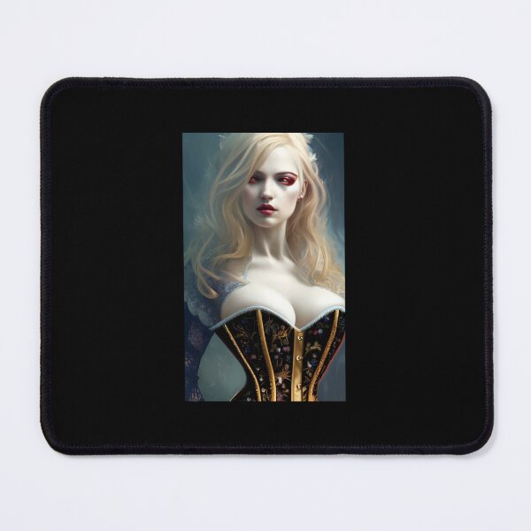 Item preview, Sexy Blonde Vampire Seductress Artwork Classic T-Shirt designed and sold by JimHardman.