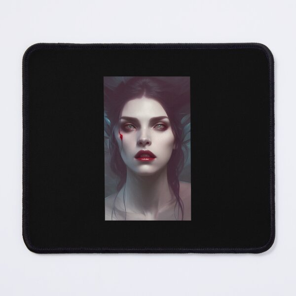 Item preview, Sexy Vampire Lady Seductress Dark Art Beautiful Artwork Classic T-Shirt designed and sold by TraccSmith.