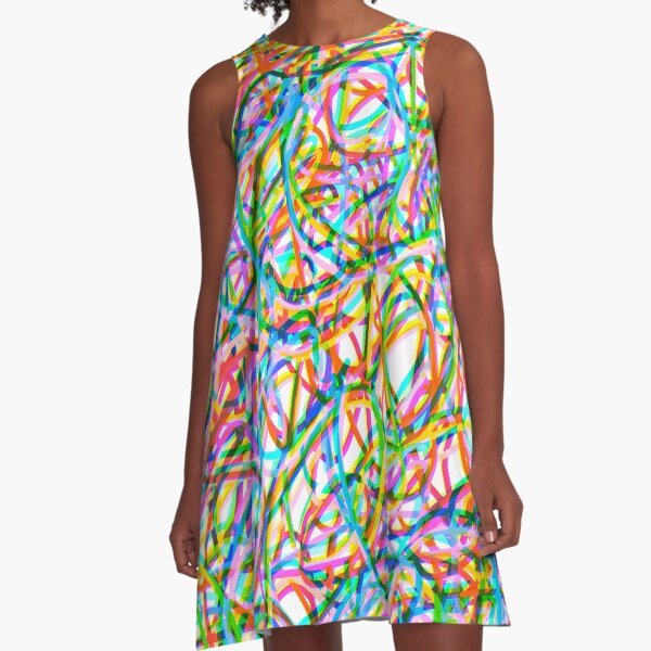 Item preview, Arte colorido abstracto del garabato designed and sold by Alondra.