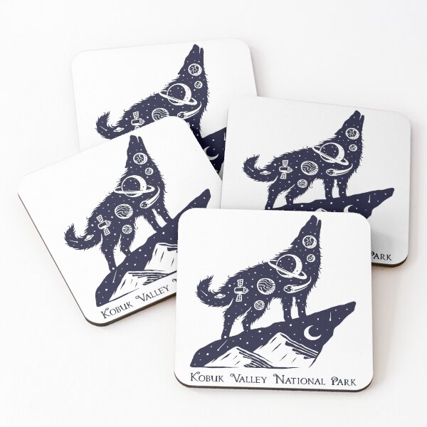 Item preview, Kobuk Valley National Park Space Wolf designed and sold by JordanHolmes.