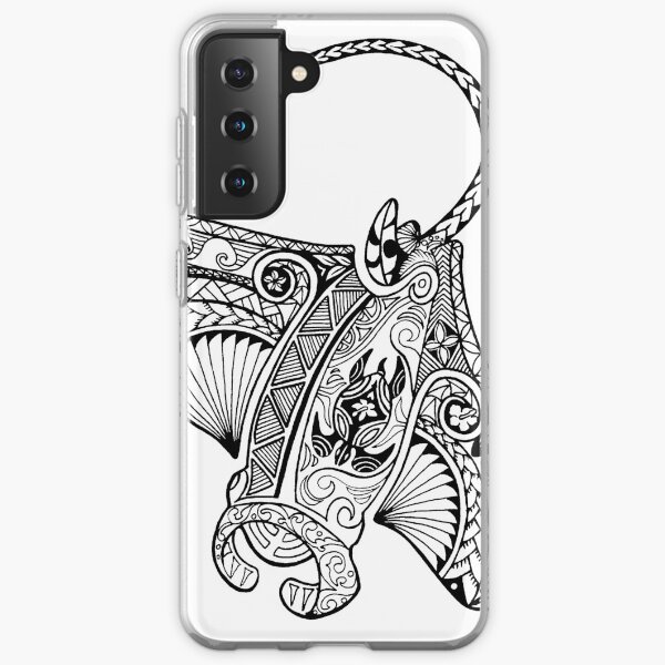 Tribal - Polynesian influenced Manta Ray Samsung Galaxy Soft Case