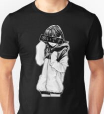 COLD (Black and White) - Sad Japanese Aesthetic Unisex T-Shirt