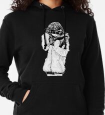 COLD (Black and White) - Sad Japanese Aesthetic Lightweight Hoodie