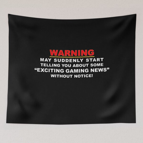 Item preview, GAMER WARNING  designed and sold by THE AMERICAN TEEVANGELIST.