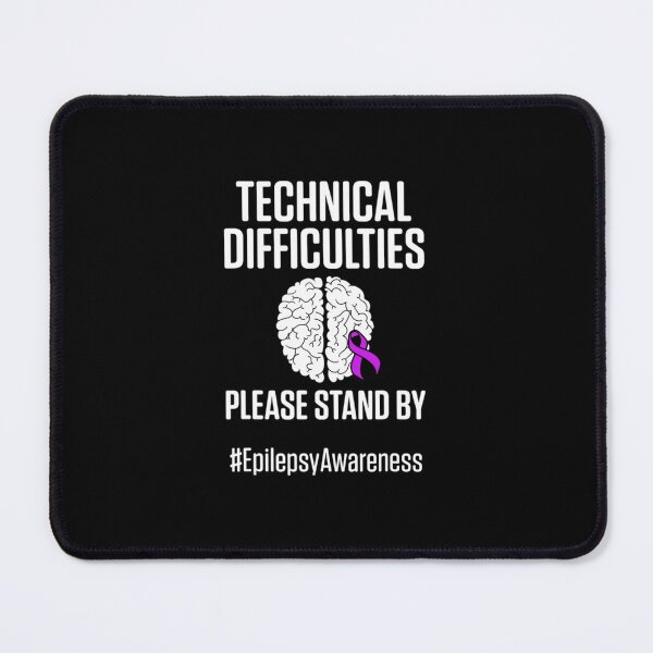 Item preview, Epilepsy Awareness Technical Epileptic Warrior Survivor Classic T-Shirt designed and sold by JimHardman.