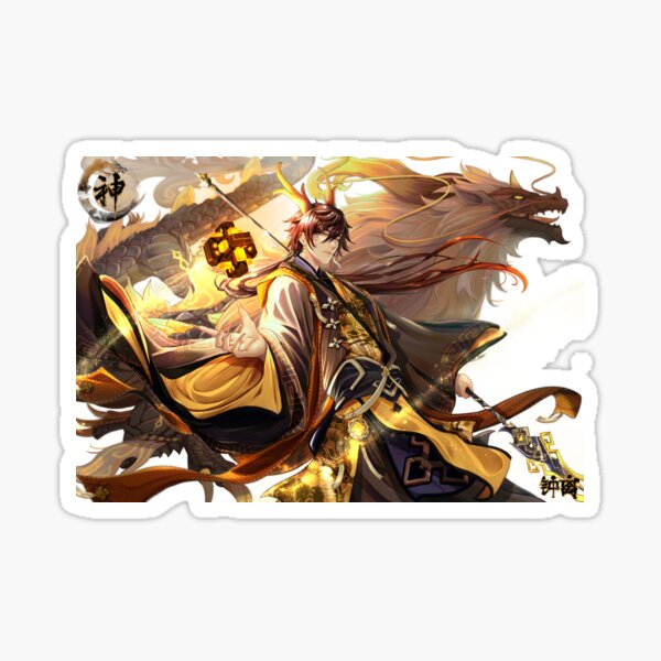"zhongli (genshin impact)" Sticker for Sale by AuroraArchangel | Redbubble