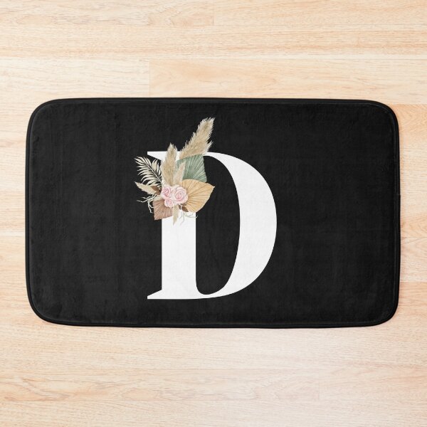 Item preview, letter d floral designed and sold by LU NA.