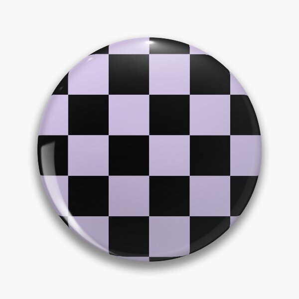 Item preview, Pastel Purple Black Checkerboard Pattern Pairs 2023 COTY Digital Lavender 134-67-16 designed and sold by ColorOfTheYears.