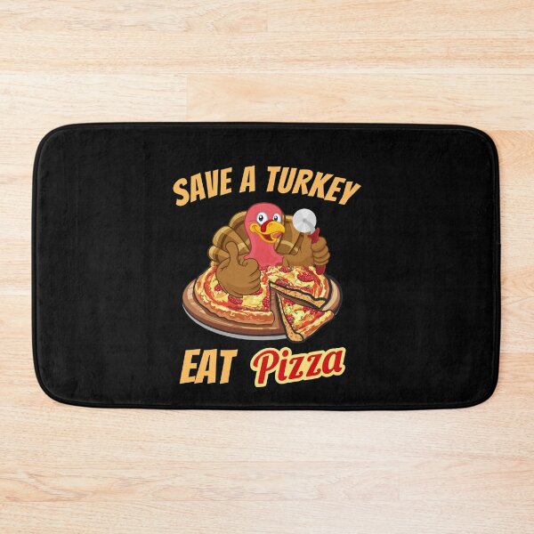 Item preview, Save A Turkey Eat Pizza - Vegetarian Thanksgiving Design designed and sold by MWProject.
