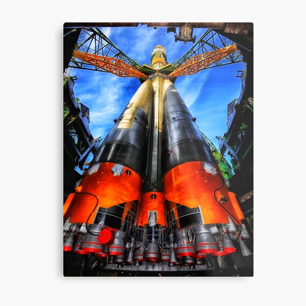 Soyuz Rocket Metal Print