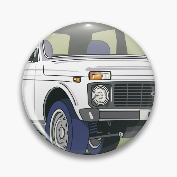Item preview, Lada Niva 4x4 in White designed and sold by Webazoot Industries - Car Art.
