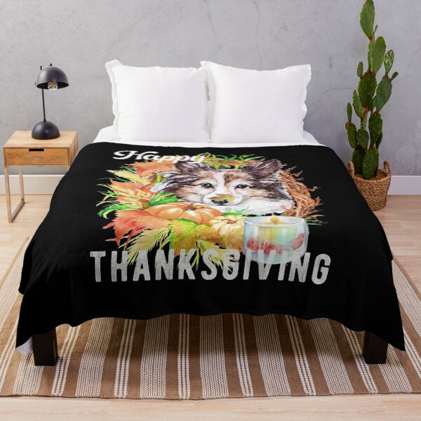 Item preview, Australian Shepherd Dog Owner Thanksgiving Celebration Harvest designed and sold by Cuddlythopia.