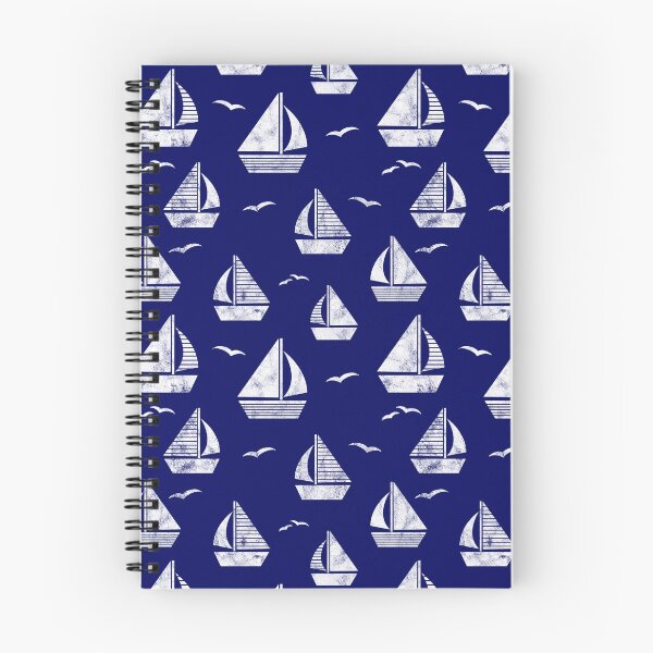 Item preview, Nautical Sail Boats Pattern designed and sold by HotHibiscus.