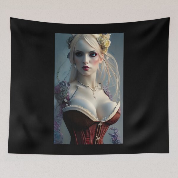 Item preview, Sexy Gorgeous Blonde Vampire Alluring Seductress Mesmerizing Artwork  Classic T-Shirt designed and sold by JimHardman.