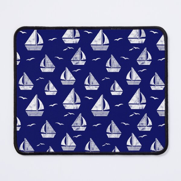 Item preview, Nautical Sail Boats Pattern designed and sold by HotHibiscus.