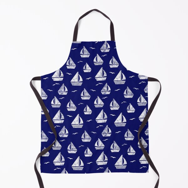 Item preview, Nautical Sail Boats Pattern designed and sold by HotHibiscus.