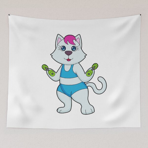 Item preview, Cat Fitness Dumbbell designed and sold by Snabdesign84.