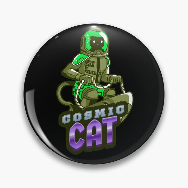 Item preview, Cosmic Cat Castronaut Space Surfer designed and sold by Bright76.