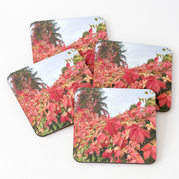 Item preview, RED LEAVES, Autumn / Fall In Denmark designed and sold by ZophiaSolaris.